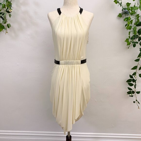 Rag & Bone Black Rowan Draped Dress Size 2 - Picture 2 of 14